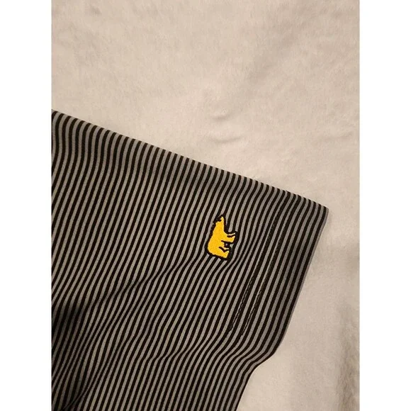 Nicklaus Golf Blue Stripe Staydri Polo Shirt Mens Med Lightweight Short Sleeve - Picture 3 of 5